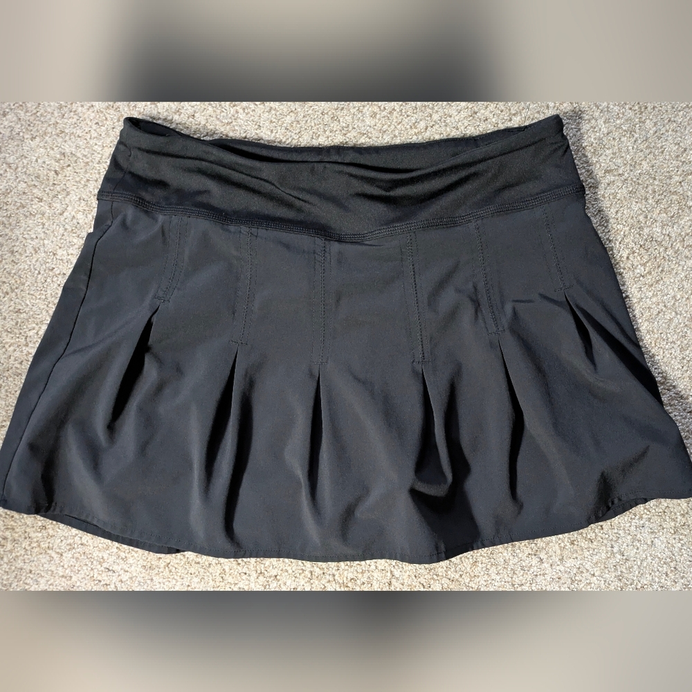 Athleta Black Activewear Skort Skirt Tennis Pickleball